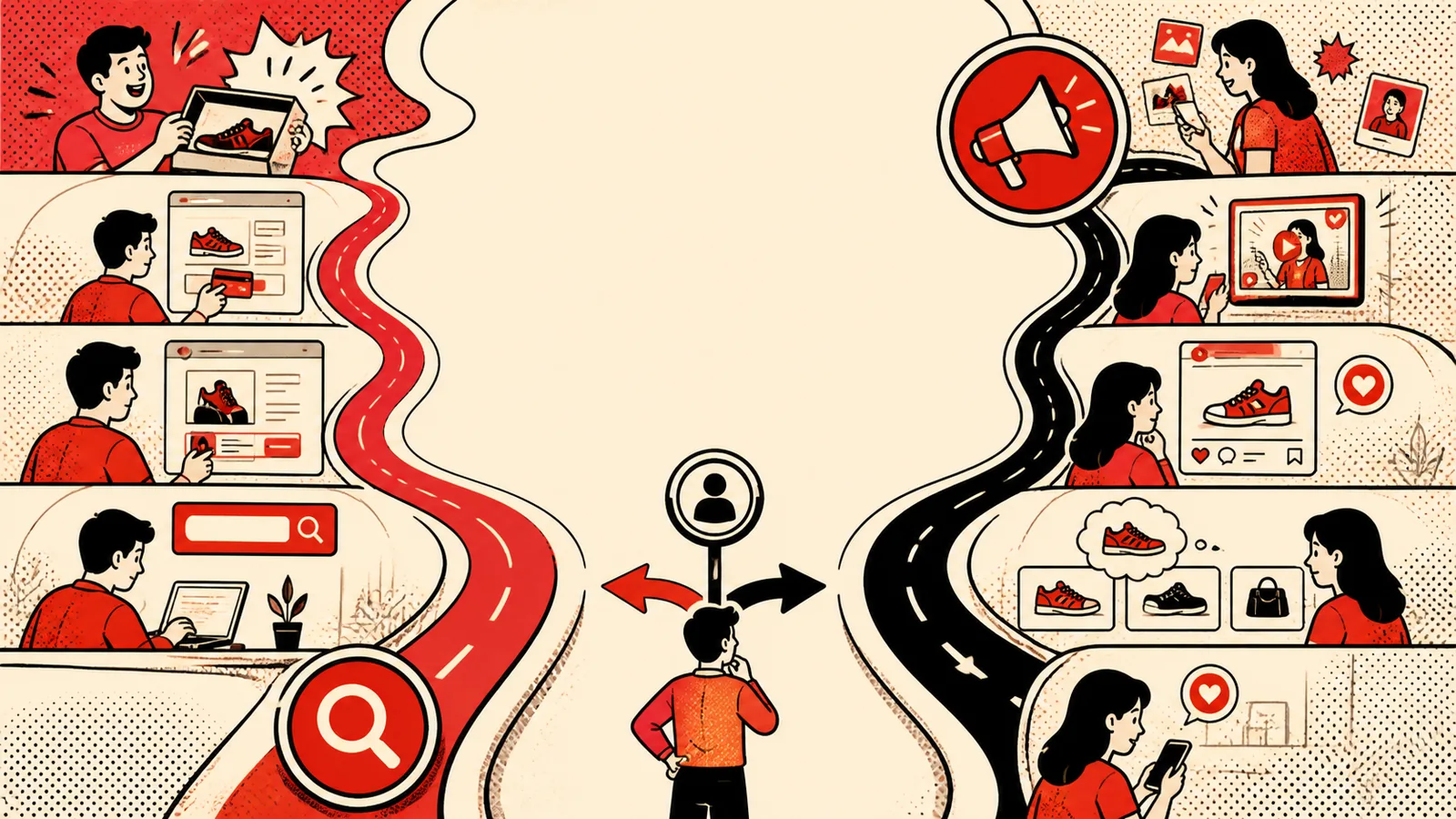 Diferencia entre demanda activa y descubrimiento en publicidad